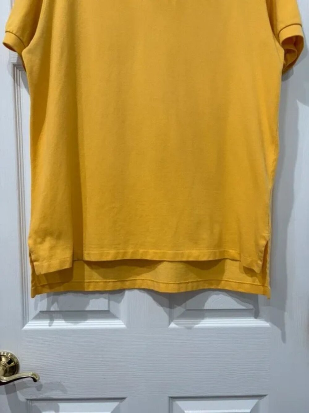 Ralph Lauren Yellow Short Sleeve Polo Shirt Men’s Size XL - Picture 5 of 8